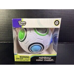 Giggle Zone Rainbow Color Match Puzzle Ball – Boxed Fidget Learning Toy